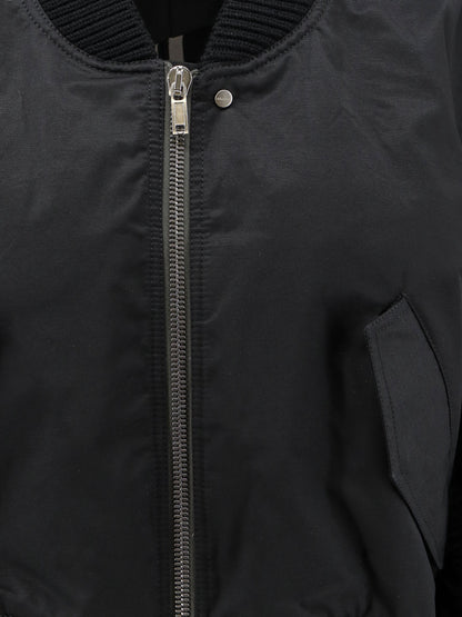 Secchia nylon and cotton blend crop jacket thumbnail