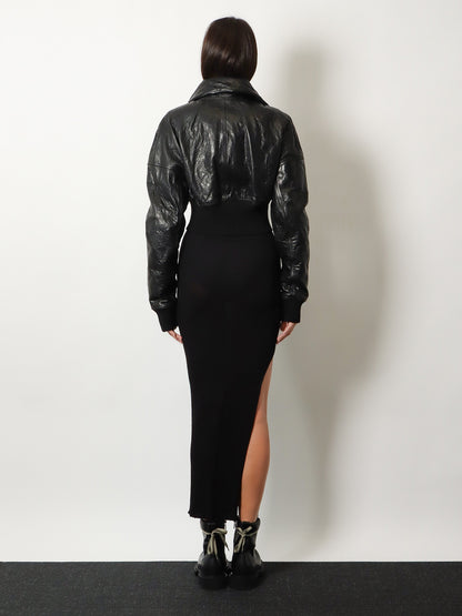 Dracuflight Cropped Leather Jacket thumbnail