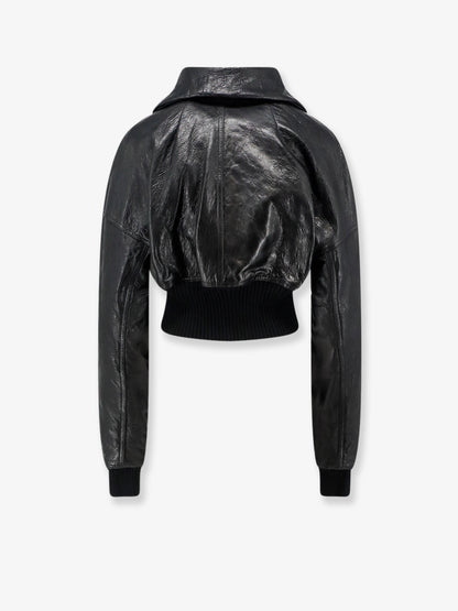 Dracuflight Cropped Leather Jacket thumbnail