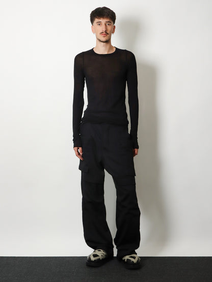 Viscose and silk blend T-shirt thumbnail