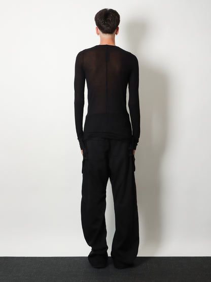 Viscose and silk blend T-shirt thumbnail