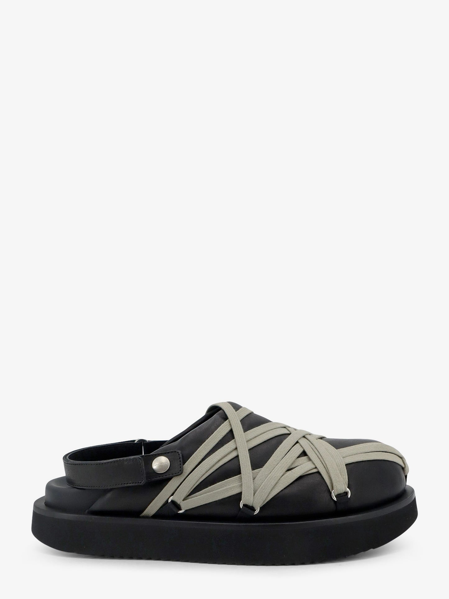 Megalace leather sandals