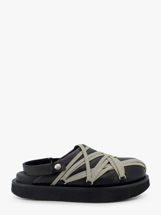 Megalace leather sandals