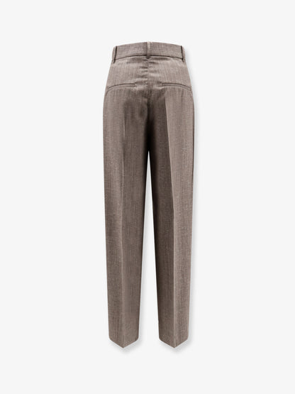 Mélange wool and viscose trousers thumbnail
