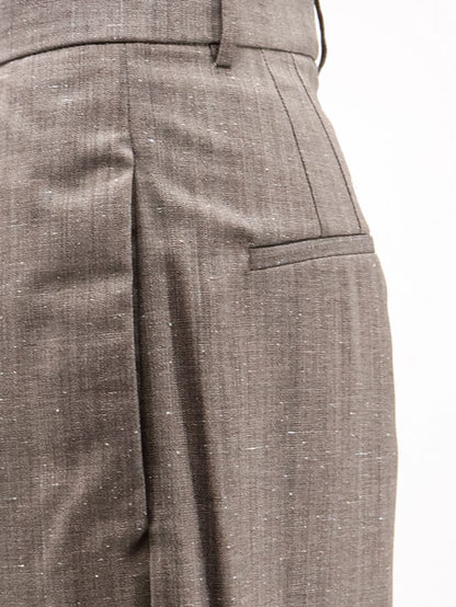 Mélange wool and viscose trousers thumbnail