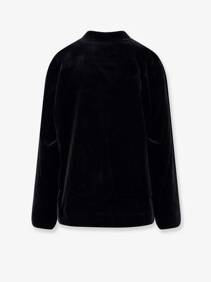 Velvet blazer with Pankou closure thumbnail