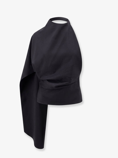 Draped wool top thumbnail