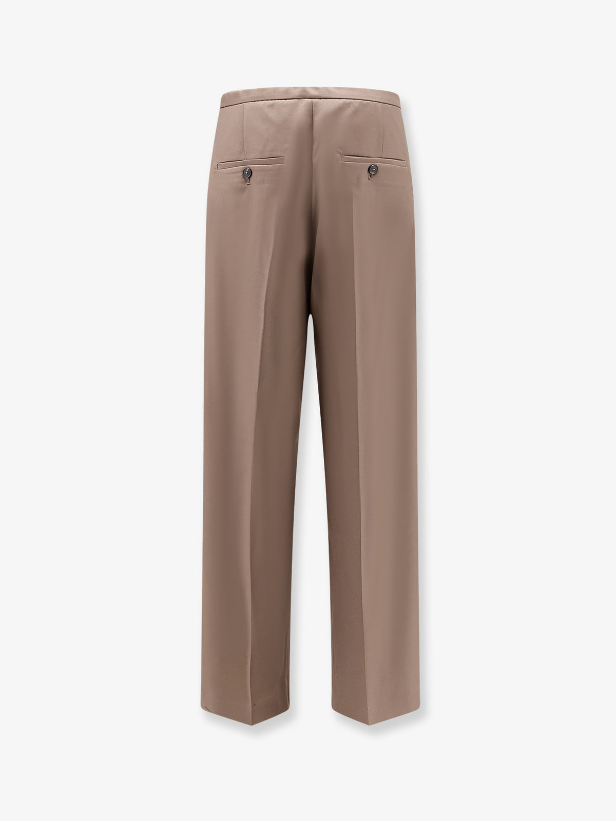 Relaxed virgin wool trousers