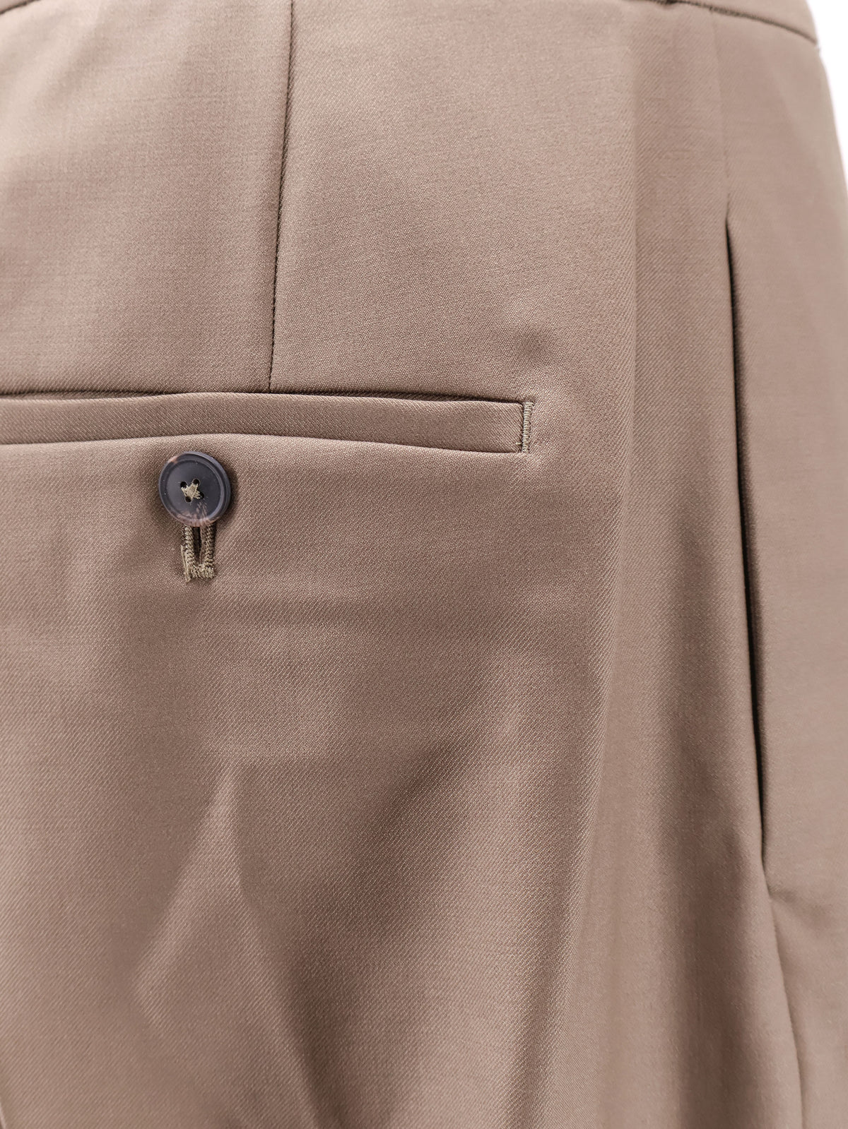 Relaxed virgin wool trousers