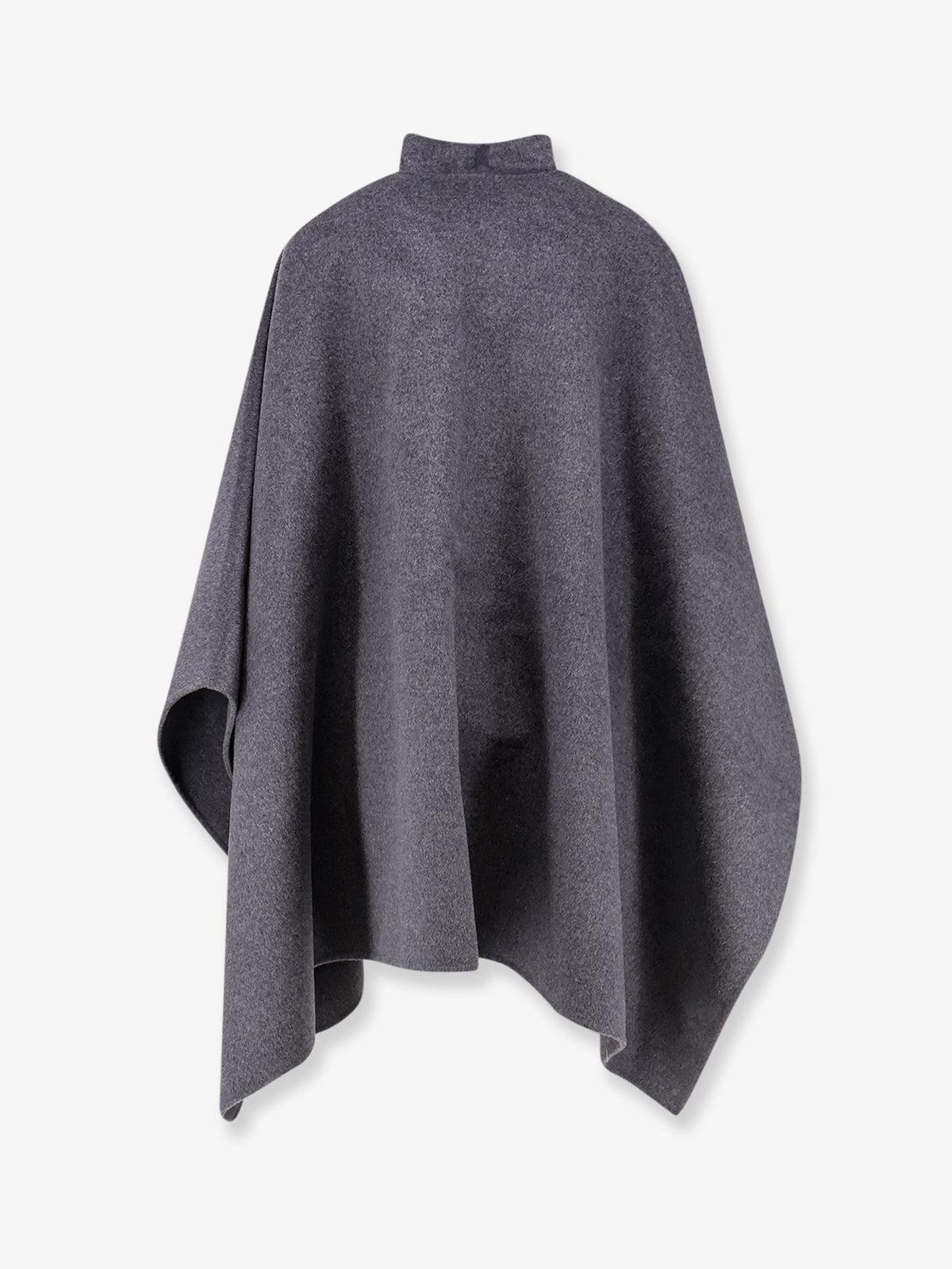 Wool cape with toggle