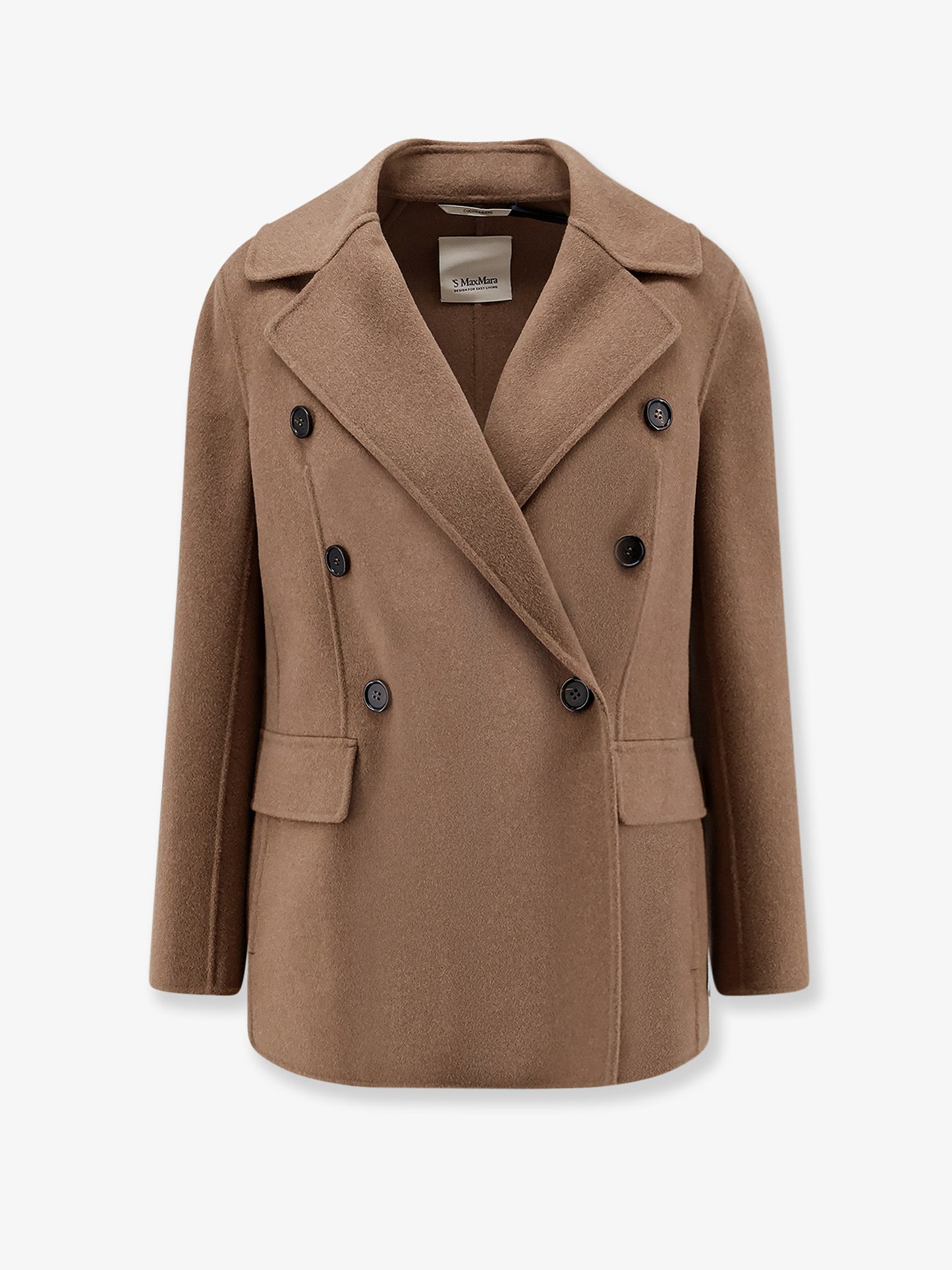 Smmrita virgin wool peacoat