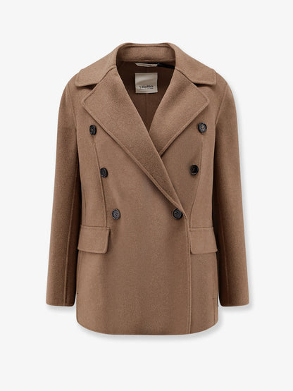 Smmrita virgin wool peacoat thumbnail