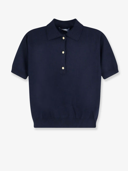 Smmpomposa cotton, silk and cashmere polo shirt thumbnail