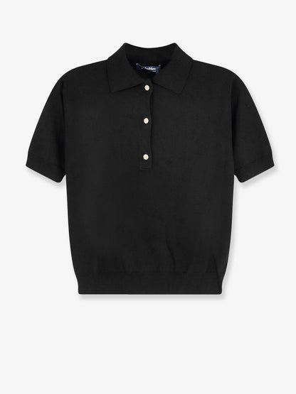 Smmpomposa cotton, silk, and cashmere polo shirt thumbnail