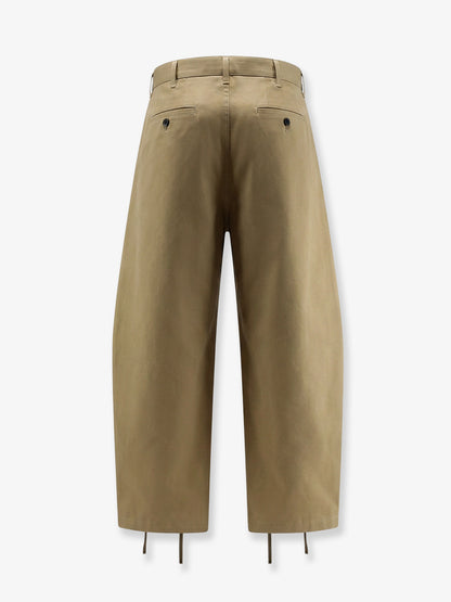Cotton trousers with belt thumbnail