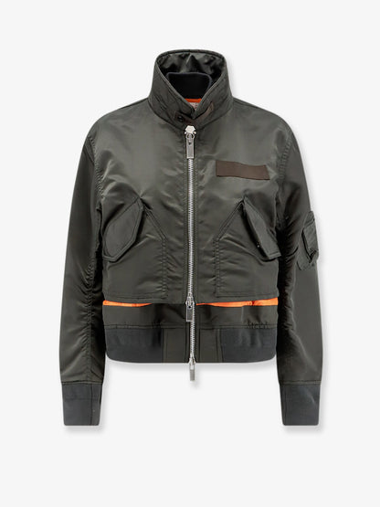 Cropped nylon jacket thumbnail
