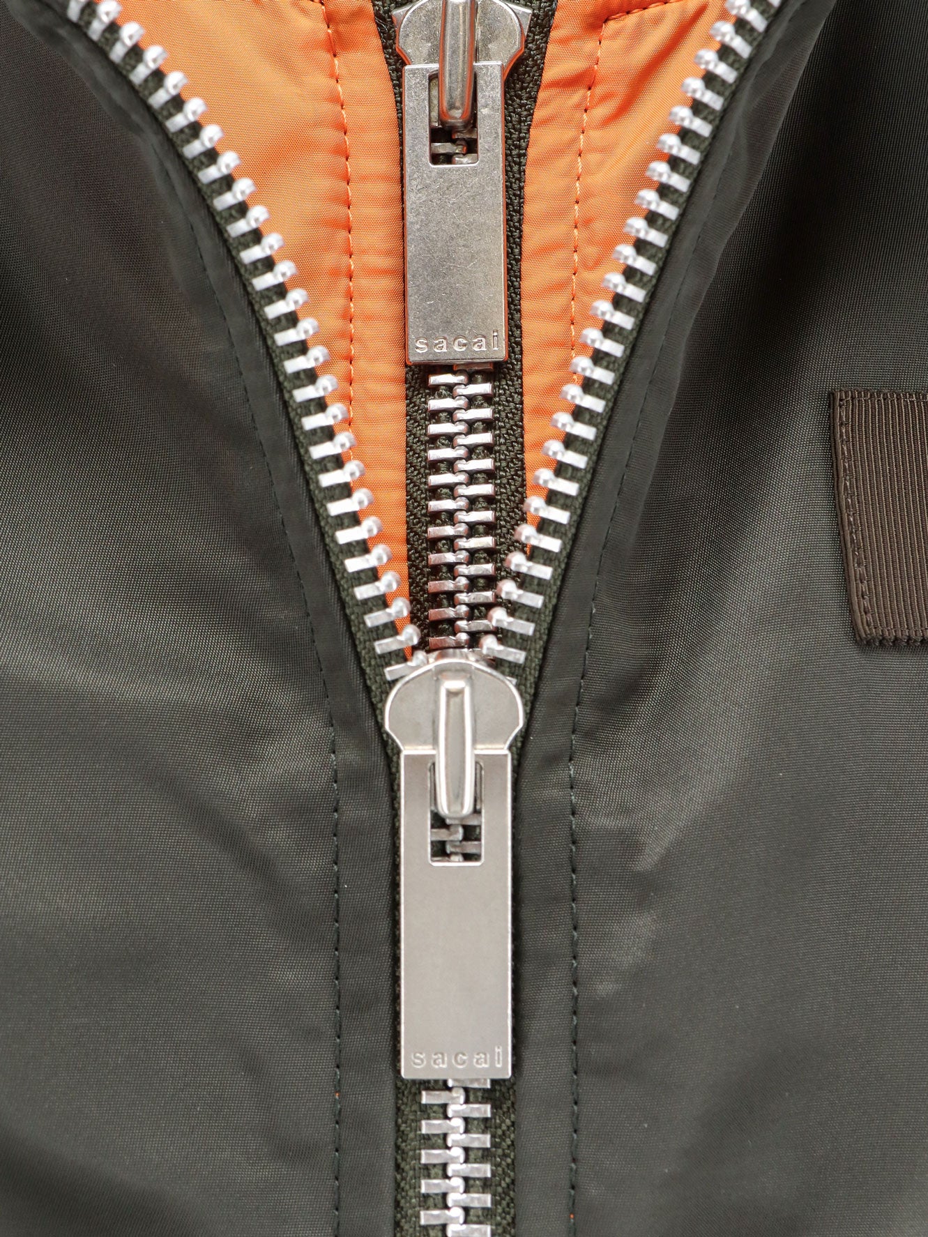 Cropped nylon jacket