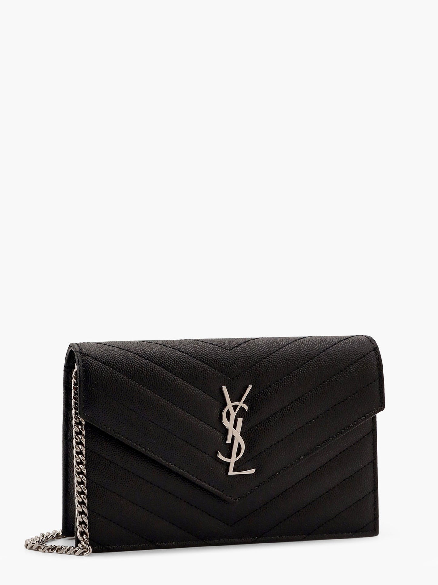 Cassandre Pochette grain-de-poudre leather crossbody bag