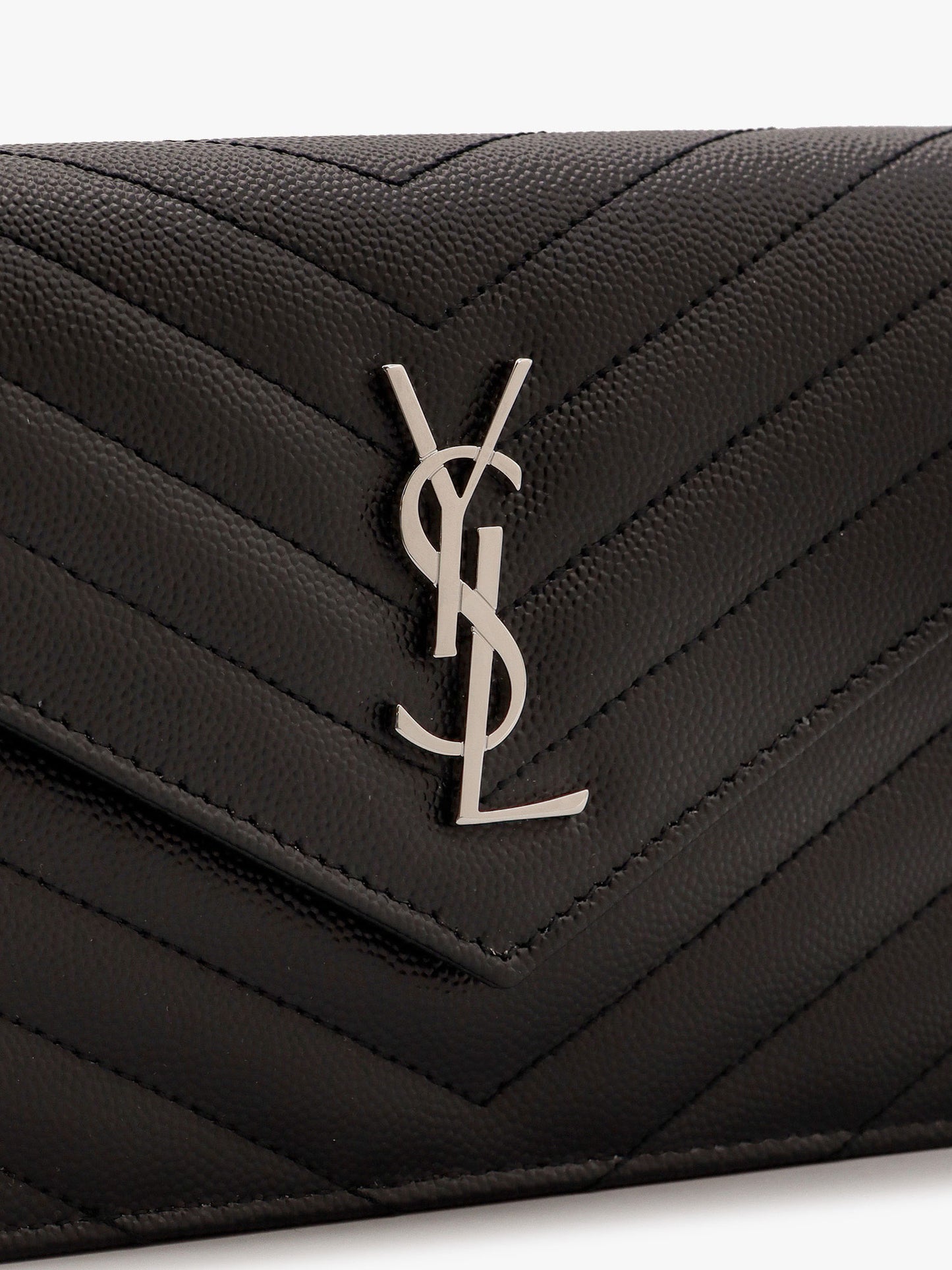 Cassandre Pochette grain-de-poudre leather crossbody bag
