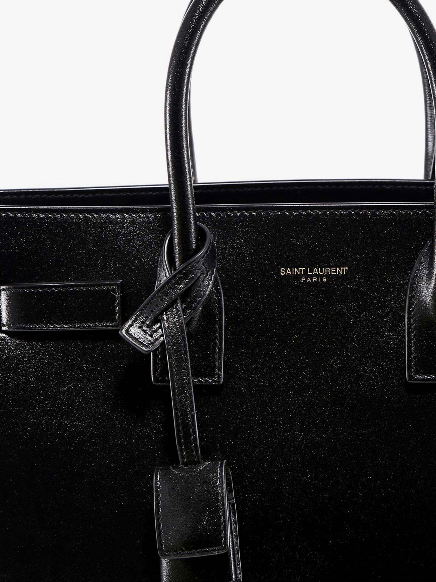 Baby Sac de Jour leather handbag with padlock