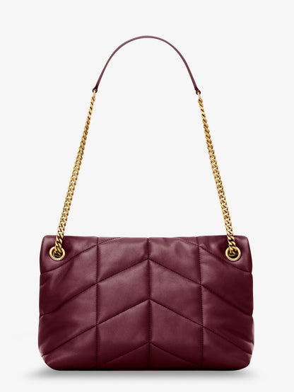 Borsa a spalla Loulou Puffer in pelle matelassé thumbnail