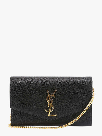 Leather crossbody bag with metal Cassandre logo thumbnail