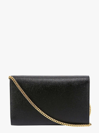 Leather crossbody bag with metal Cassandre logo thumbnail