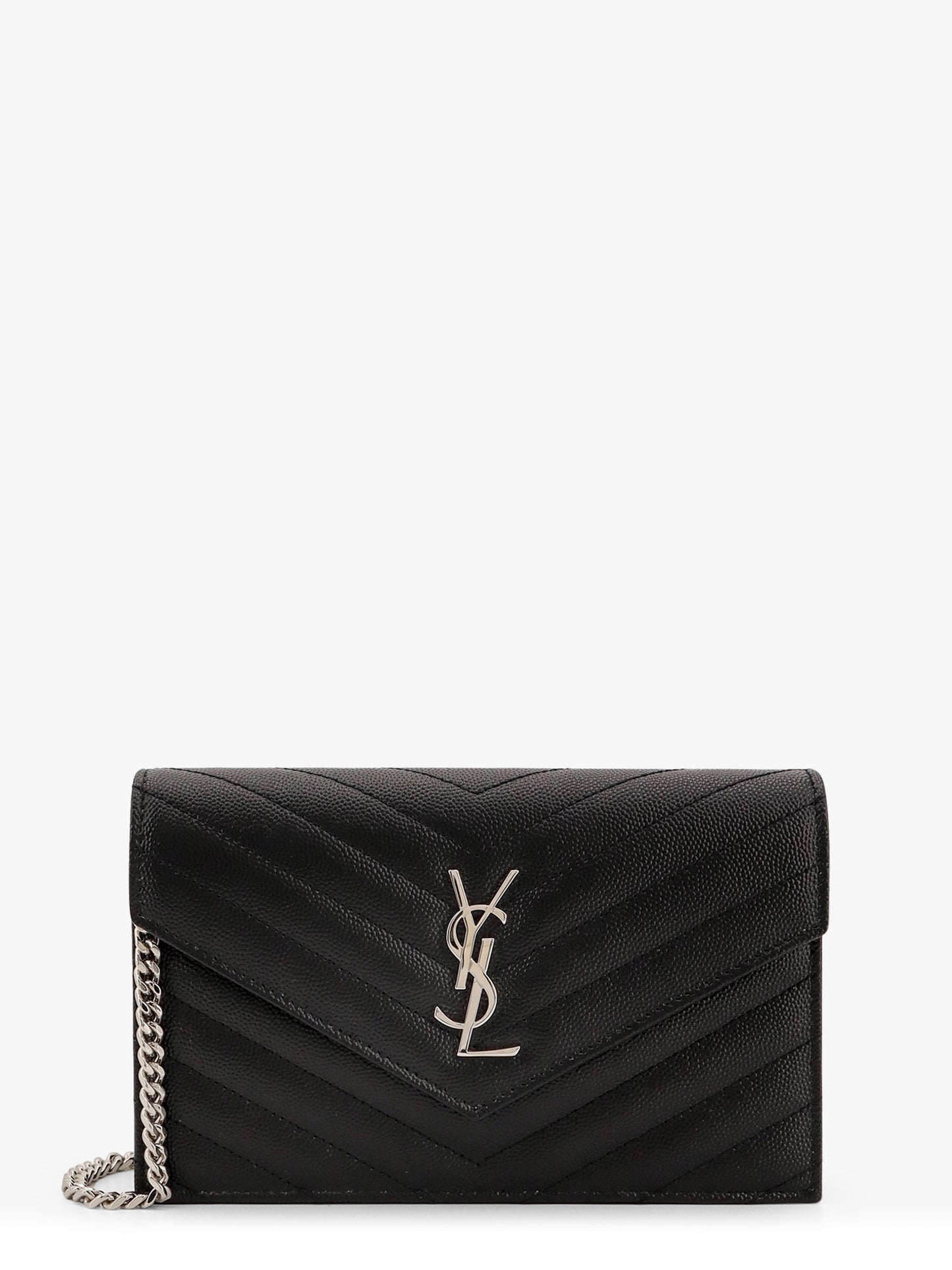 Envelope leather shoulder bag
