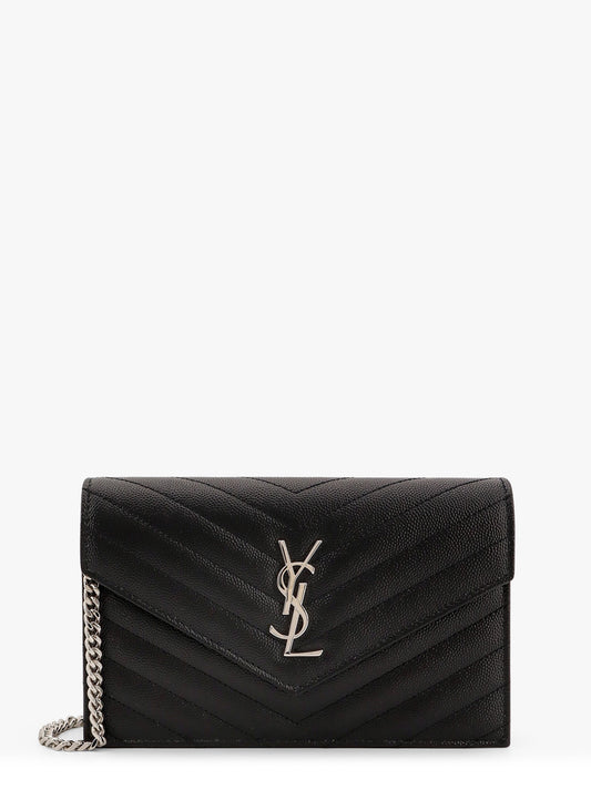 Envelope leather shoulder bag