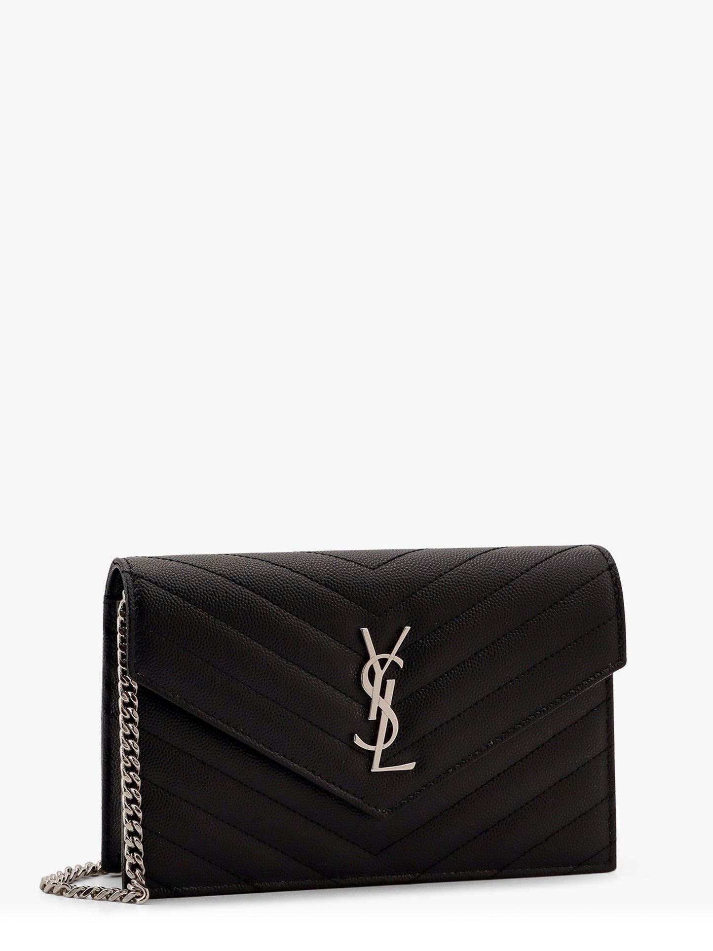 Envelope leather shoulder bag