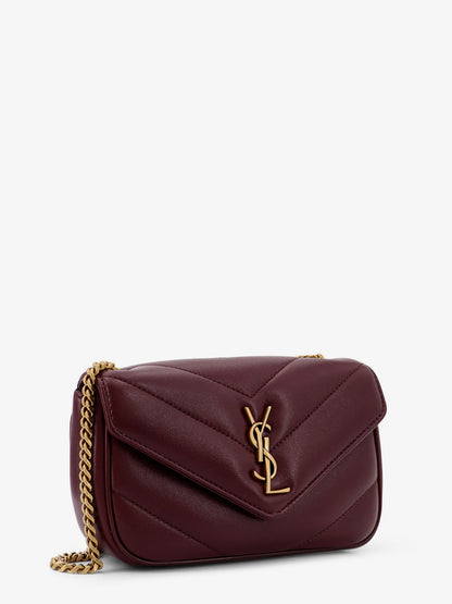 Borsa a tracolla Loulou Mini con impunture Chevron thumbnail