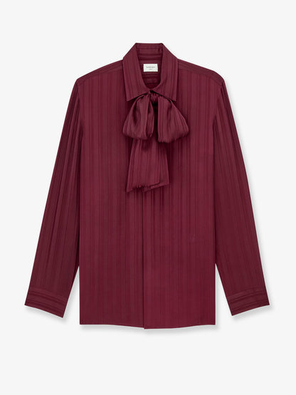 Cassandre Lavallière striped silk jacquard shirt thumbnail