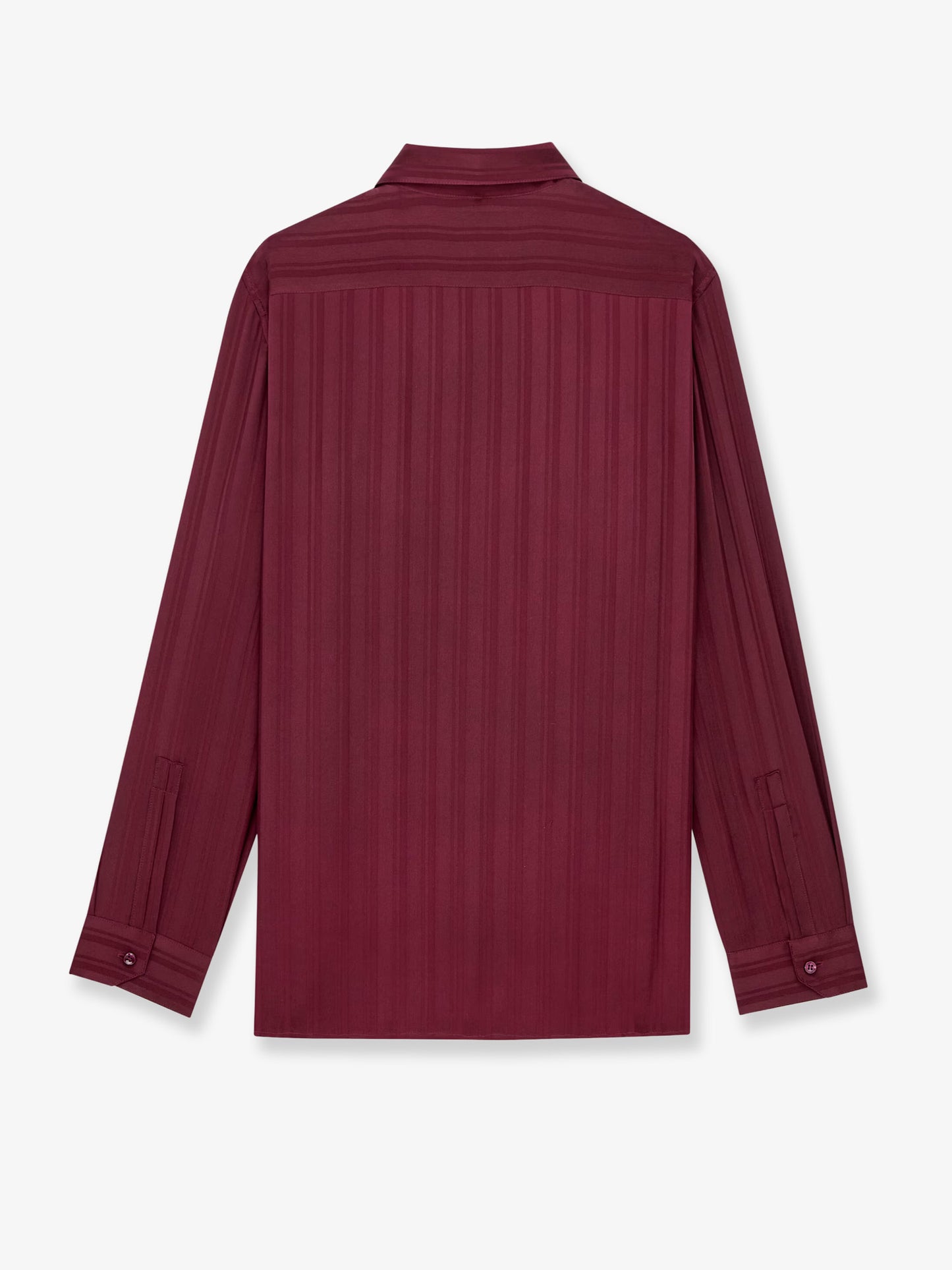 Cassandre Lavallière striped silk jacquard shirt