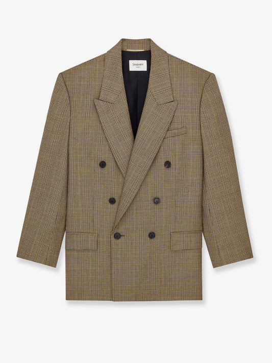 Prince-of-Wales certified wool blazer
