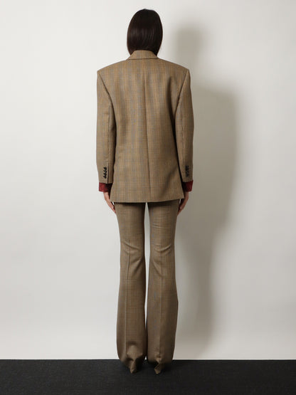 Prince-of-Wales certified wool blazer thumbnail