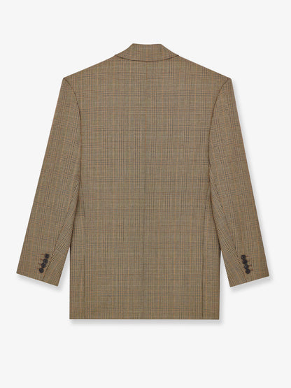 Prince-of-Wales certified wool blazer thumbnail