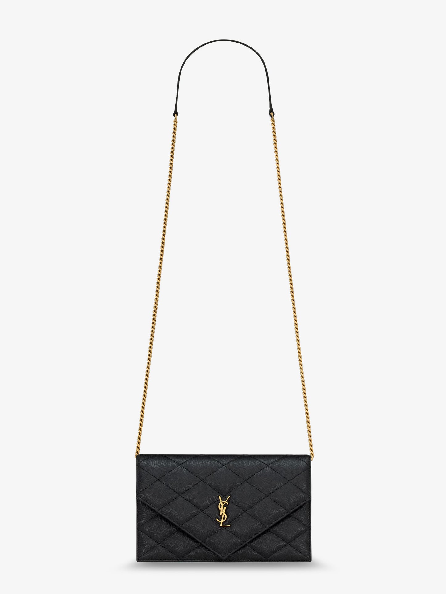 Paris leather crossbody bag with metal Cassandre logo