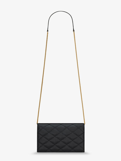 Paris leather crossbody bag with metal Cassandre logo thumbnail