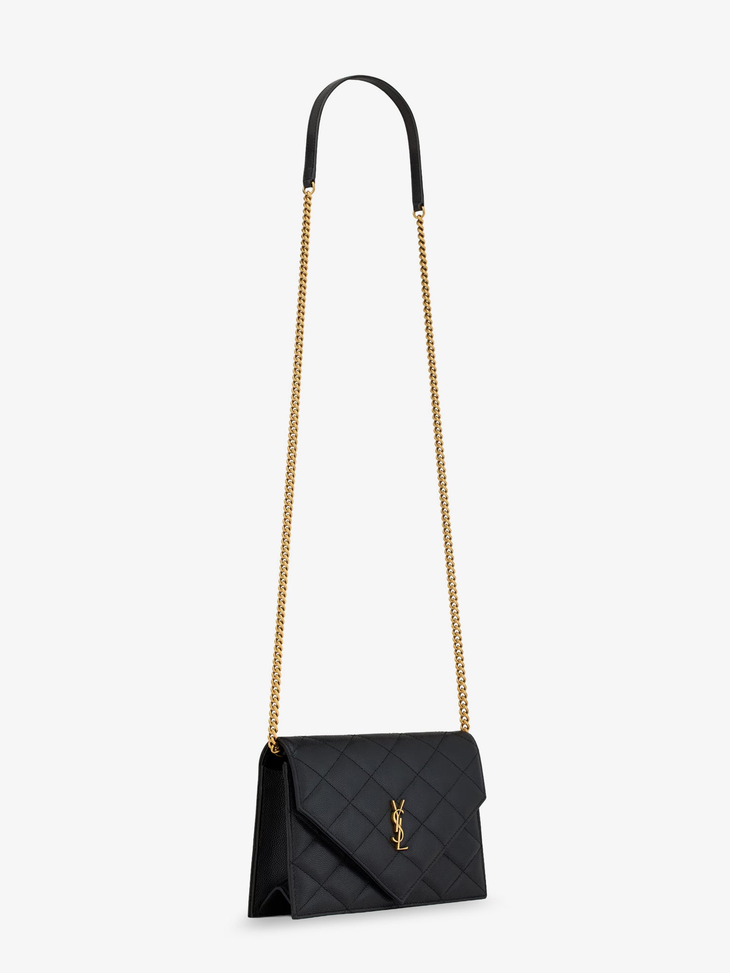 Paris leather crossbody bag with metal Cassandre logo