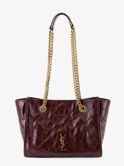 Niki vintage-effect leather shopping bag thumbnail