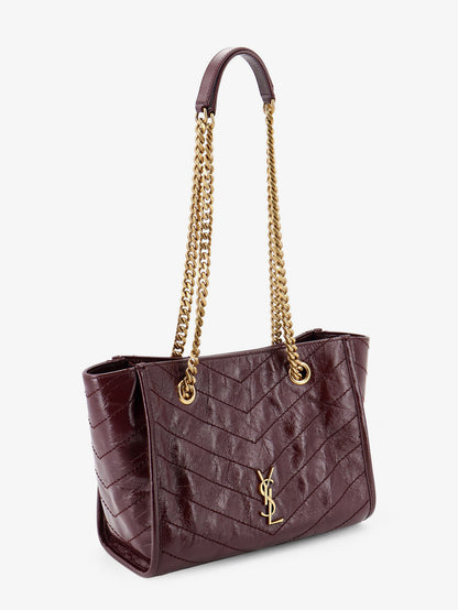 Niki vintage-effect leather shopping bag thumbnail