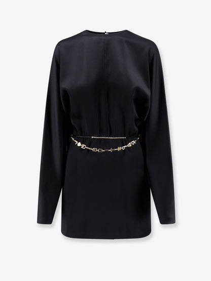 Mini Lenght Dress with gold metal detail thumbnail
