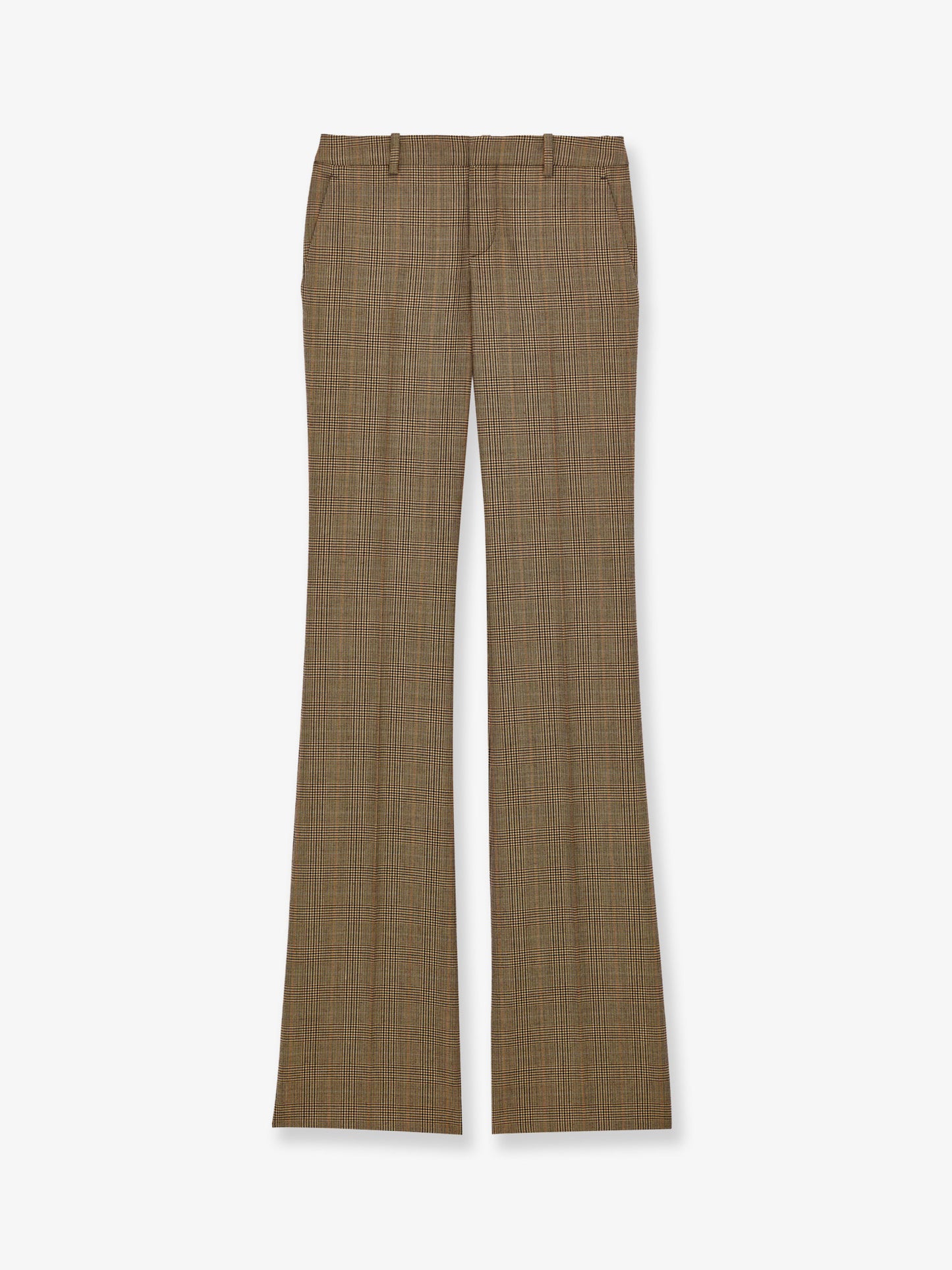 Pantaloni in lana certificata Principe di Galles