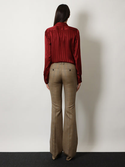 Prince of Wales certified wool trousers thumbnail