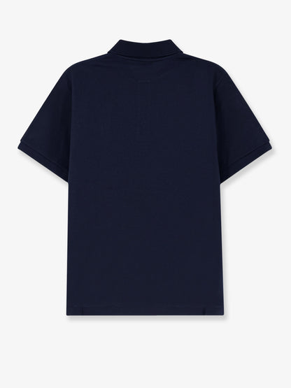 Piqué cotton polo shirt with Cassandre embroidery thumbnail