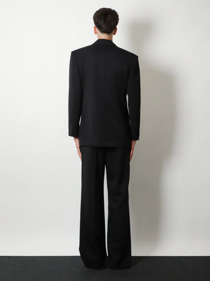Single-breasted certified wool blazer thumbnail