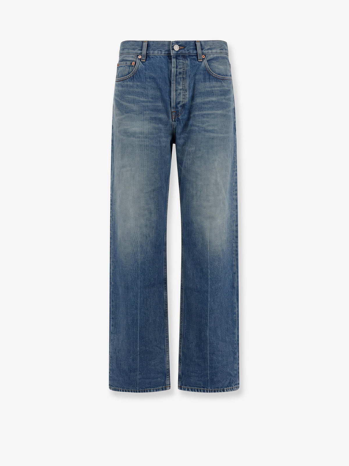 Denim blue jeans
