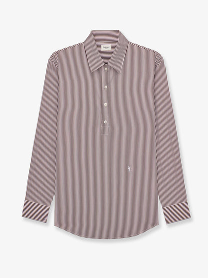 Cassandre cotton shirt with striped pattern thumbnail