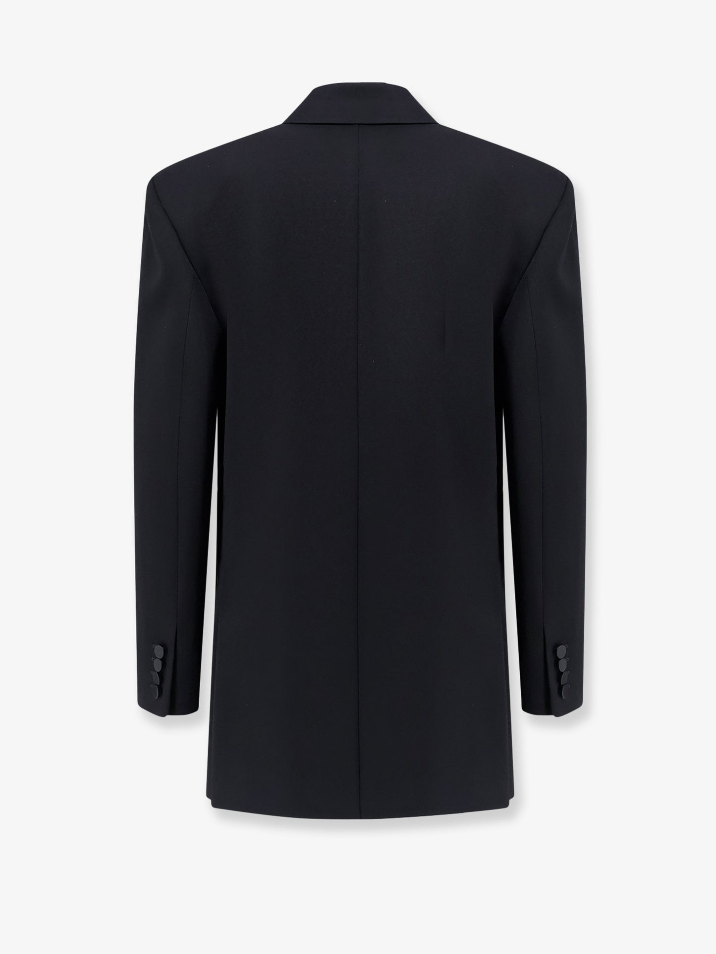 Wool Tuxedo Blazer with silk lining