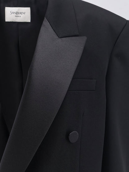Wool Tuxedo Blazer with silk lining thumbnail